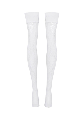 Alessandra Rich Lace Thigh-high Stockings With