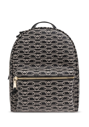 Backpack With Monogram Emporio Armani