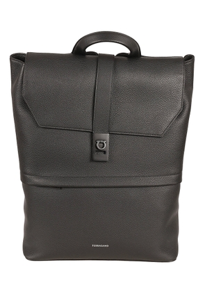 Ferragamo Logo Lock Backpack