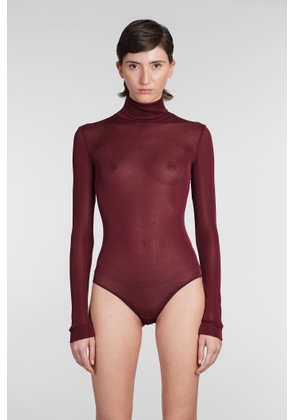 Maison Margiela Body In Bordeaux Viscose