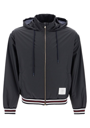 Thom Browne windbreaker jacket in ripstop fabric - 1 Blue