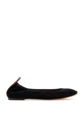 suede ballet flats for - 36 Black