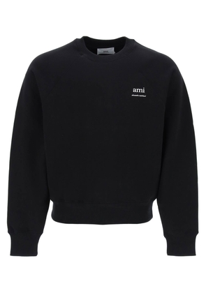 organic cotton crewneck sweatshirt - M Black