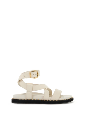 Jimmy Choo blaise flat sandals - 36 White