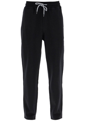 interlock jersey pants for men - M Black