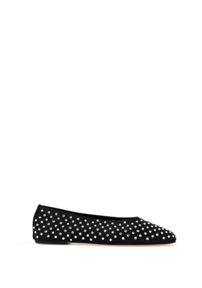 Magda Butrym satin ballerina flats with - 36 Black