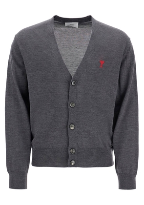 extrafine merino wool cardigan - L Grey