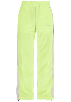 contrast band joggers with track in - L Fluo