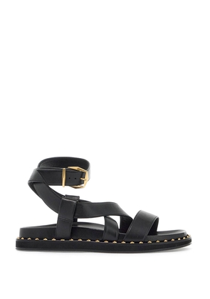 blaise flat sandals - 40 Black