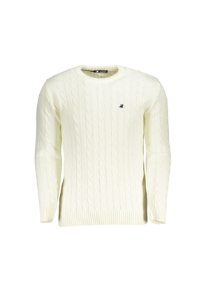 U.S. Grand Polo White Fabric Sweater - M