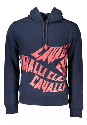 Cavalli Class Blue Cotton Sweater - S