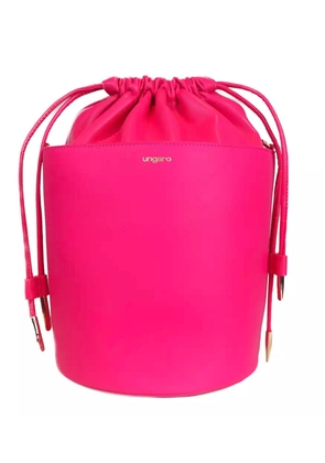 Ungaro Fuchsia Leather Handbag