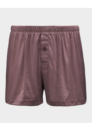 Men's Sporty Mercerized Cotton Boxers