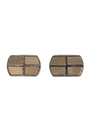 Silver Gold Plated Metal Brass Pin Cufflinks