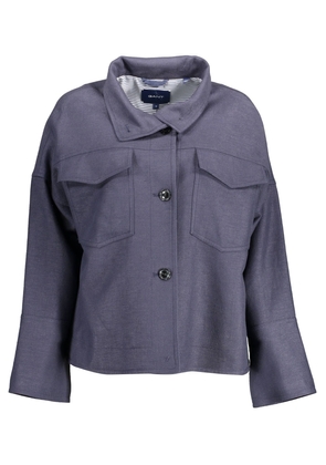 Gant Blue Cotton Jackets & Coat - S