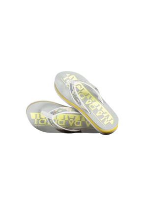 Napapijri Contrasting Logo Flip Flops in Sunny Yellow - EU36/US6