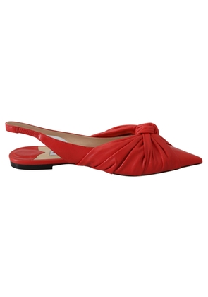 Annabell Flat Nap Chilli Leather Flat Shoes - EU36.5/US6.5