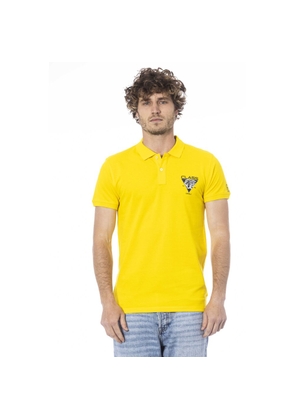 Yellow Cotton Polo Shirt - S