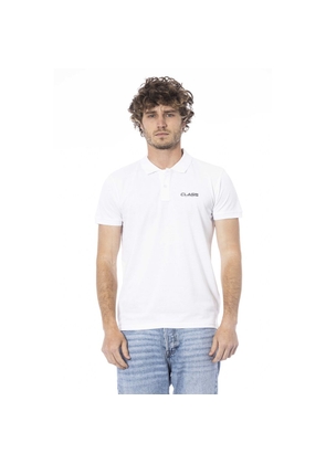 White Cotton Polo Shirt - S