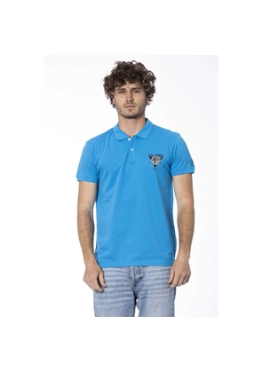 Light Blue Cotton Polo Shirt - S