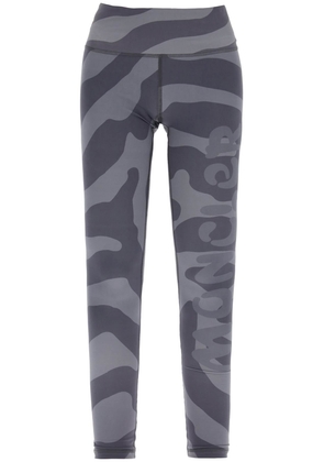 Moncler x salehe bembury fingerprint sports leggings - S Grey