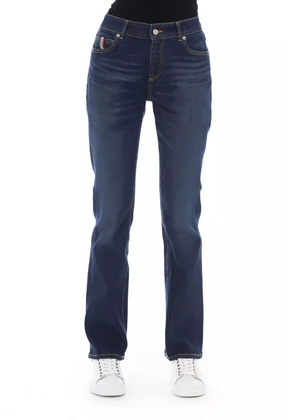 Baldinini Trend Blue Cotton Jeans & Pant - W26