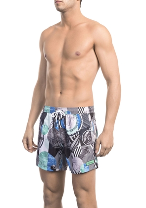 Bikkembergs Multicolor Polyester Swimwear - XXL