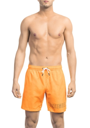 Bikkembergs Orange Polyester Swimwear - XXL