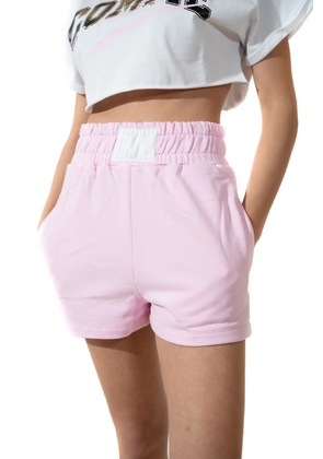 Comme Des Fuckdown Pink Cotton Short - M