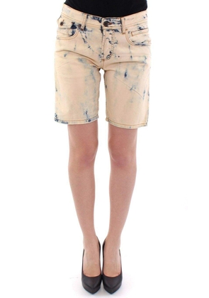 Dolce & Gabbana Blue Cotton Washed Jeans Shorts Pants - W24