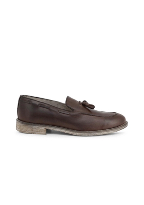 Duca di Morrone Men Pelle Loafers - Brown 40