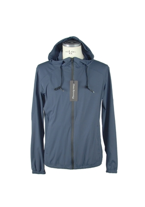 Emilio Romanelli Blue Synthetic Jacket - S