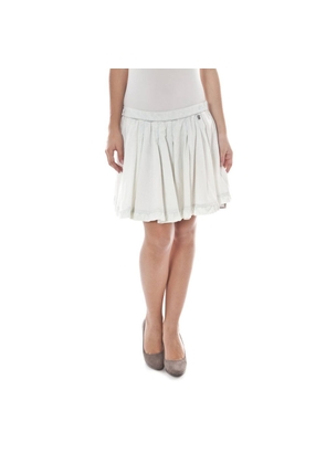 John Galliano White Cotton Skirt - 42