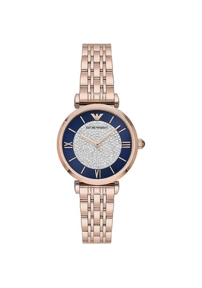 Emporio Ari Bronze Steel Quartz Watch