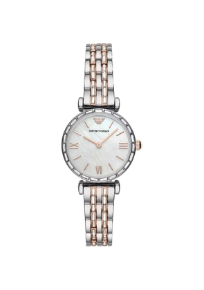 Emporio Ari Silver Steel Quartz Watch