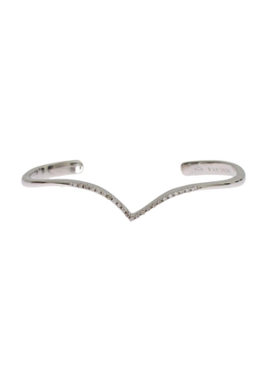 Nialaya Skyfall CZ 925 Silver Bangle Bracelet