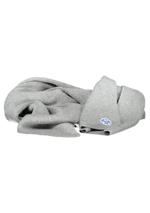 North Sails Gray Cotton Scarf