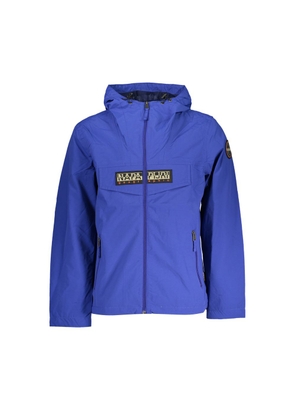 Napapijri Blue Polyester Jacket - XS