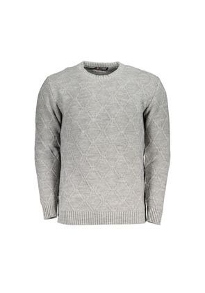 U.S. Grand Polo Gray Fabric Sweater - M