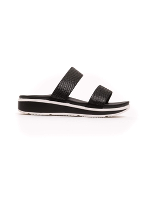 Péché Originel Black Polyurethane Sandal - EU38/US8