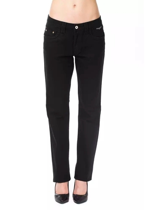 Ungaro Fever Black Cotton Jeans & Pant - W32