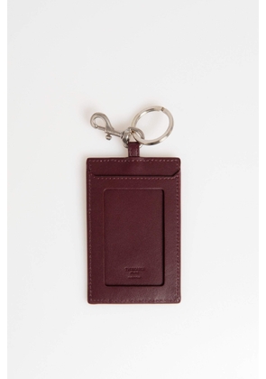 Trussardi Brown Leather Keychain