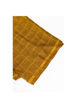 Trussardi Yellow Viscose Scarf