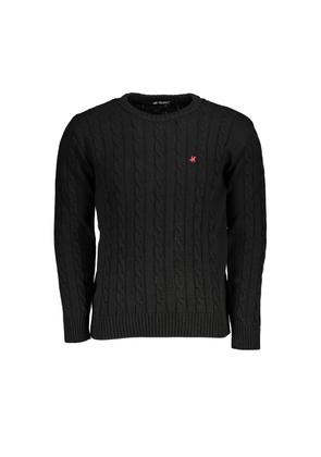 U.S. Grand Polo Black Fabric Sweater - M