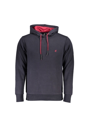 U.S. Grand Polo Blue Hooded Sweatshirt with Embroidery - M