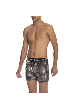 Iceberg Black Polyester Swimwear - M