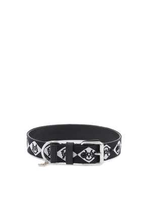 Moncler x poldo nylon collar with monogram - L Black