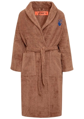 Off-white arrow bathrobe - S/M Brown