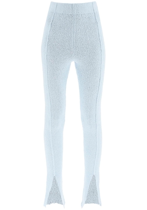 Rotate aliciana bouclé knitted leggings - 36 Blue