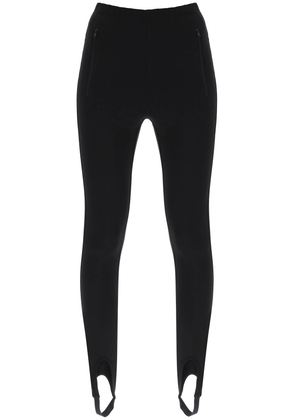 Wardrobe.nyc high-waisted stirrup leggings - L Black